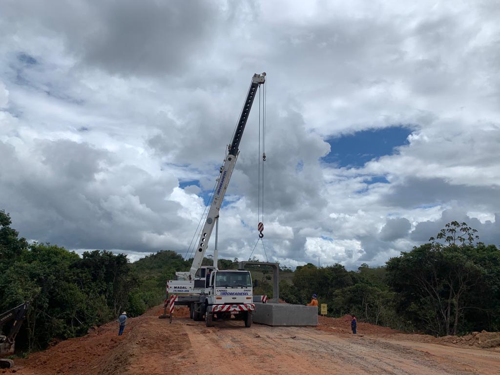 Execução de Obra de Arte Bueiro Duplo 2,50×2,50 em pré-moldado – Seinfra/BA - Foto 1